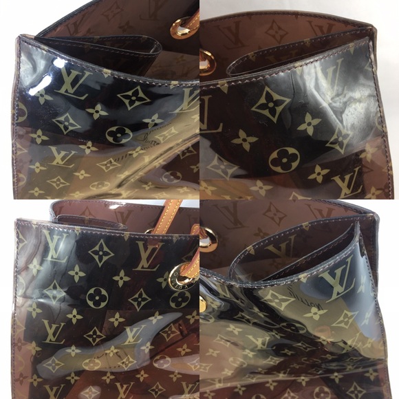 🌟BEACH🌟CLEAR LOUIS VUITTON WITH POUCH - Picture 6 of 11
